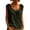 01 Army Green, variant on Fewfanhot Womens Casual Tops Sleeveless Tank Tops Scoop Neck Button Pleated Blouse