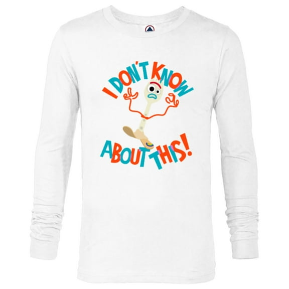 Disney Pixar Toy Story 4 Forky Don't Know About This T-Shirt - Long Sleeve T-Shirt for Men - Customized-White
