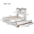 thumbnail image 2 of Llinc Store 2 Pieces Wooden Bed Frame Captain Bedroom Furniture Set Full Bed with Trundle And Nightstand, 2 of 8
