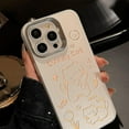 thumbnail image 2 of Designed for iPhone Case,Cute Hollow Cat Lucky Silicone Shockproof Protective Cover Phone Case (iPhone 14 Pro,Silver), 2 of 6
