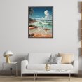 thumbnail image 3 of Diamante AB Parcial JShteea Serie Paisaje Marino Resina 40 * 50 CM Lienzo 45 * 55 CM, 3 of 9