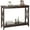 Brown, variant on WDZS Console Table 39.4”, 2-Tier Narrow Sofa Side Table with Storage Shelf, Entrance Table for Hallway/Foyer/Living Room/Corridor/Office,Brown
