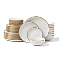 thumbnail image 1 of VEVOR 32 PCS Dinnerware Set Ceramic Plates and Bowls Sets Service for 8 White, 1 of 9