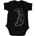 thumbnail image 2 of Halloween Wolf Costume Black Soft Baby One Piece Black 0-3 M, 2 of 2