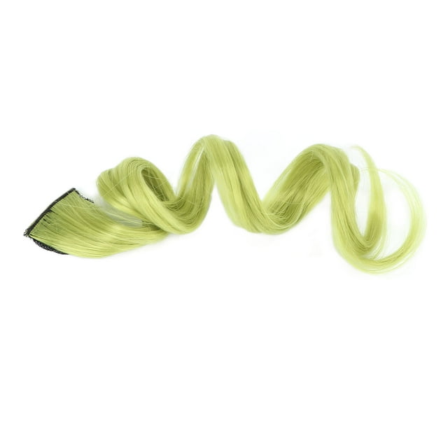5 Pcs Longs Cheveux Bouclés, Extension de Cheveux Élégante Cheveux Colorés avec Clip Coloré pour Femmes Filles