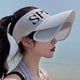thumbnail image 3 of Sombreros de verano para mujer, sombrero plegable para el sol, visera de flores y perlas, gorra flexible para mujer, béisbol informal al aire libre, negro Rojo Verde Cocina, Decoración y Otros, 3 of 5