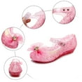 thumbnail image 6 of SXcggal Jelly Shoes For Girls Birthday Sandals For Girls Toddler Glitter Sandals Dress Sandals Breathable Lightweight Outdoor Walking Girls Shoes, 6 of 6
