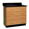 Diversified Woodcrafts 121-3622 36 in. W x 22 in. D x 35 in. H Drawer Base Cabinet