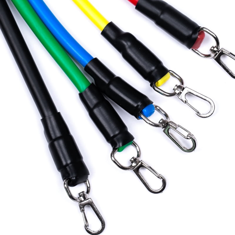 11pcs/Set Pull Rope, Resistance Bands, Portable Fitness Equipment, Ankle Strap, Chest Expander, Elastic Exercise Band Bold Sport