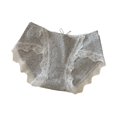 thumbnail image 2 of tasrioml Women's Cotton Underwear Lace Mid Waist Bikini Panties Ladies Soft Stretch Full Briefs Seamless Hipster Underpants, 2 of 8