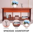 thumbnail image 4 of Veryke Lift Top Coffee Table, Wood Coffee Table, Cocktail Table with Hidden Storage Compartment for Home Living Room, Wood Color, 4 of 7
