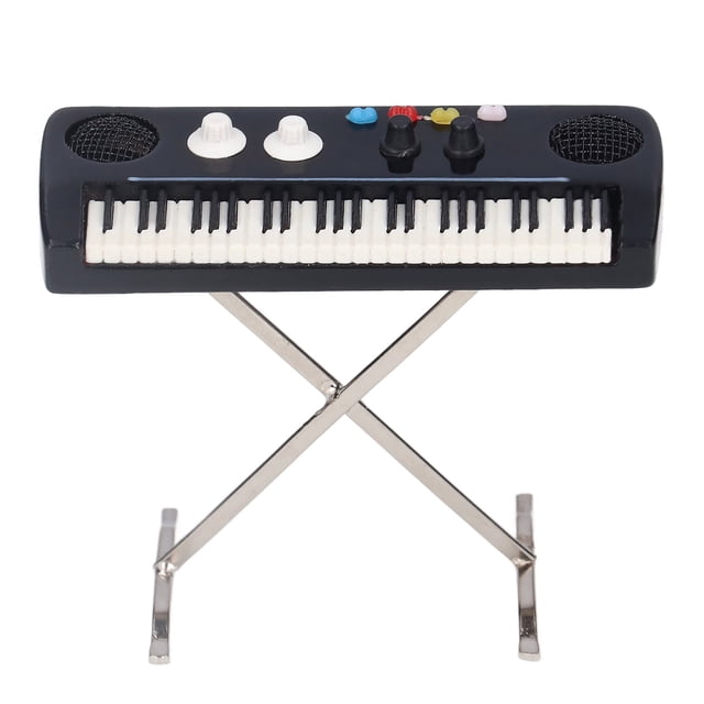 Instrumentos musicales en miniatura, modelo de órgano electrónico en miniatura, juguetes en miniatura, instrumentos en miniatura, durabilidad comprobada