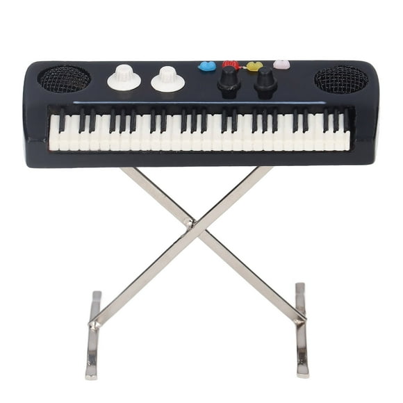 Instrumentos musicales en miniatura, modelo de órgano electrónico en miniatura, juguetes en miniatura, instrumentos en miniatura, durabilidad comprobada