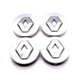 thumbnail image 1 of New Grey Renault Car Wheel Center Caps Hub Cover 60mm 4 Pcs For Megane, Laguna, Espace, Scenic, Clio, 1 of 1
