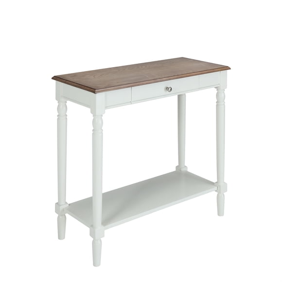 Ergode French Country Mesa de recibidor con 1 cajón y estante Ergode R3-0183-VV