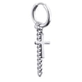 thumbnail image 3 of Cross Dangle Earring Unisex Fashion Non Piercing Earring Pendant Earring, 3 of 10