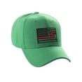 thumbnail image 1 of USA Redesign Flag Thin Red Blue Line Classic Baseball Hat Remembering Fallen Cap, Thin Red Line, Green Cap, 1 of 5