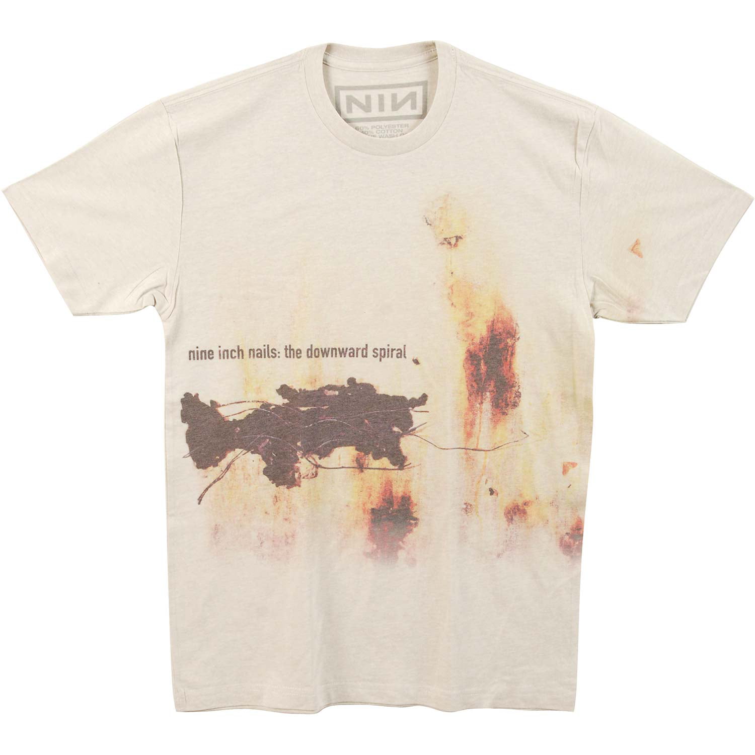 Nine Inch Nails Men's TDS Sublimation T-shirt Small Sand 