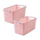 thumbnail image 4 of Plastic Laundry Basket-With Silvery Handle-Collection And Transport Clothing Board Laundry Basket-Suitable For Families And Dorms-Can Also Organize Toys, 4 of 8