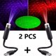 thumbnail image 2 of 2X Lámpara de proyector de estrellas LED románticas de 5 V con alimentación USB para techo de automóvil, decoración de techo de habitación, Plug and Play, 2 of 5