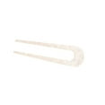 thumbnail image 1 of Horquillas de acetato en forma de U Jumpingount Retro para el cabello soporte para cola de caballo diadema accesorios 1 Pc Blanco, 1 of 6