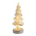 thumbnail image 2 of Estatuilla de Navidad de cristal con luces LED Hugo Estilo B, 2 of 10