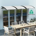 thumbnail image 6 of Costway 48" x 40" Window Outdoor Awning Door Canopy Exterior Awning Canopy Black, 6 of 9