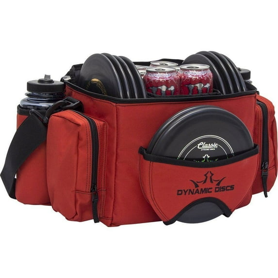 Dynamic Discs Soldier Cooler Disc Golf Bag - Red/Black