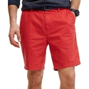Nautica NEW Sailor Red Mens Size 38 Classic-Fit Flat Front Deck Shorts