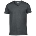 thumbnail image 3 of Gildan T-Shirt à Manches Courtes à Col en V Style Doux pour Hommes, 3 of 5