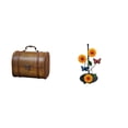 thumbnail image 1 of Estuche organizador de joyas,Organizador de joyas de madera para mujeres,hombres y niñas,Caja de almacenamiento decorativa con tapa abatible para guardar objetos pequeños.,Soporte de papel, 1 of 8