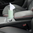 thumbnail image 2 of Porta pañuelos para coche con pañuelos faciales, paquete de 4 porta pañuelos cilíndricos para coche, porta pañuelos redondo de 16 x 7 cm, caja de pañuelos para coche con pañuelos (azul), 2 of 4