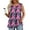 01_YH002, variant on Women's Plus Size Tops Fashion Tie Dye Cami Shirts Flowy Trendy Pleated Tees YH003 2XL