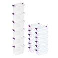 thumbnail image 1 of Sterilite 27 Qt Storage Container, 6 Pack, and 15 Qt Latch Tote, 12 Pack, 1 of 10