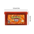 thumbnail image 4 of WDOplteas NDSL GB GBC GBM GBA SP Tarjeta Juego Pokemon Ruby Versión Tarjeta Juego (Rojo Fuego), 4 of 9