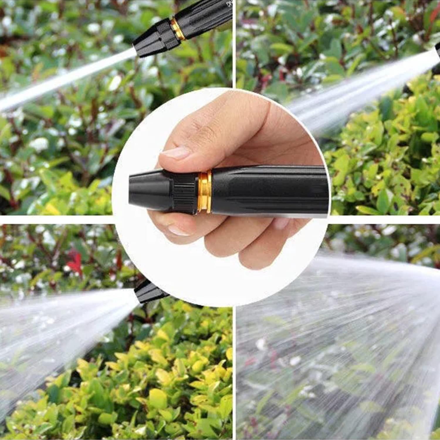 Retractable Garden Hose with Spray Gun, Car Wash Watering Tool