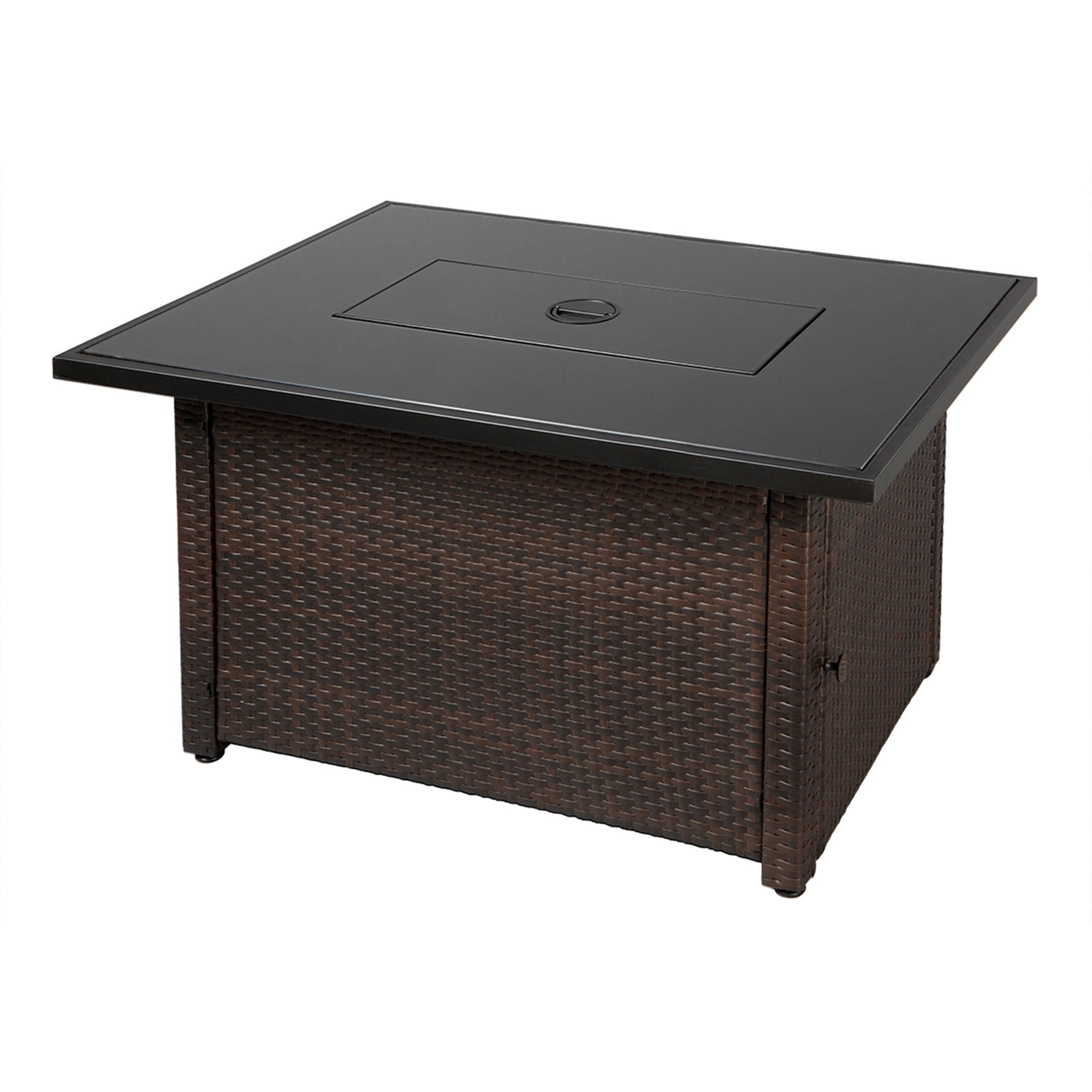 Open Box Endless Summer 44 x 32 inch Rectangular Patio Gas Fire Pit Table