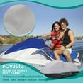 thumbnail image 3 of Pyle PCVJS12 Armor Shield Universal 127 to 138 Inch Jetski Trailer/Storage Cover, 3 of 7