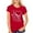 W-Red, variant on Adeawade Valentine'S Day Womens Tshirts Short Sleeve T Shirt Crewneck Tee Lovers O Neck Heart Prints Tops Versatile Clothing M Red