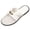 Summer Shoes # White, variant on Women Summer Flat Slide Sandals Open Toe Fishnet Upper Metal Buckle Casual Dress Shoes Soft Insole Non-Slip Everyday Beach Vacation Walking Outdoor Trendy Fashion