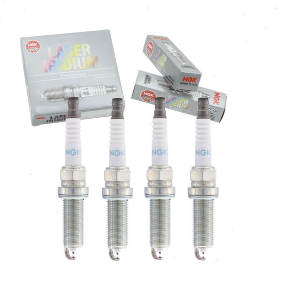 4 pc NGK Laser Iridium Spark Plugs compatible with Nissan Qashqai 2.0L L4 2017-2020