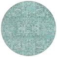 thumbnail image 2 of Addison Rugs Chantille Indoor/Outdoor Transitional Panel Teal Washable Round Rug, 8' x 8', 2 of 6