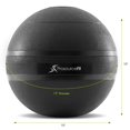 thumbnail image 3 of Balón medicinal ProsourceFit para slam 13,5 kg negro 30 lb, 3 of 7
