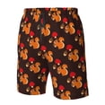 thumbnail image 5 of Kdxio Cute Squirrel Pattern Mens Casual Shorts - Drawstring Summer Beach Sports Shorts for Men, 5 of 9