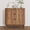 Walnut, variant on LEFHDA Mid-Century Modern Wood Dresser | Curved Fluted 3-Drawer Chest for Bedroom & Living Room | Walnut Storage Cabinet with Anti-Tipping Safety