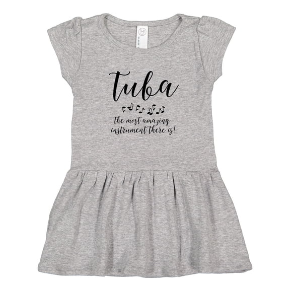 Inktastic Amazing Tuba Girls Toddler Dress