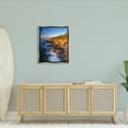 thumbnail image 2 of Stupell Rocky Cliffs Shore Beach Foam Landscape Photography Gray Floater Framed Art Print Wall Art, 2 of 6