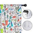 thumbnail image 4 of Blackout Kids Curtains,Colorful Sports Items Pattern Childrens Insulated Curtains Set Of 2,Bedroom Essentials,Toddler Room Decor 42"x54", 4 of 5