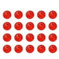 thumbnail image 1 of 50pcs Clear Crystal Button Adorable Shirt Button Simple Sweater Fasteners Delicate Sewing Buttons Coat Button Accessory for Man Woman Baby DIY (Red), 1 of 5
