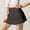 Black, variant on Tennis Skirts for Women Crossover High Waisted Lightweight Pleated Ruffle Mini Workout Skorts with Pockets
